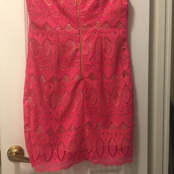 Eliza J Scalloped Crochet Lace Dress - Picture 5 of 14